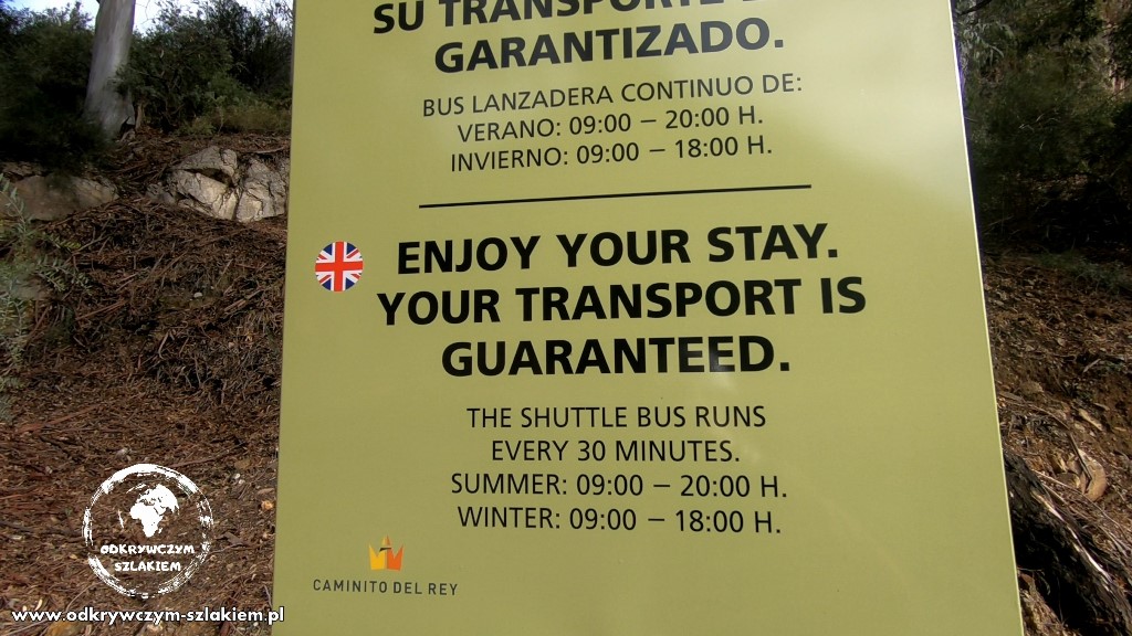 Shuttle Bus - Caminito del Rey