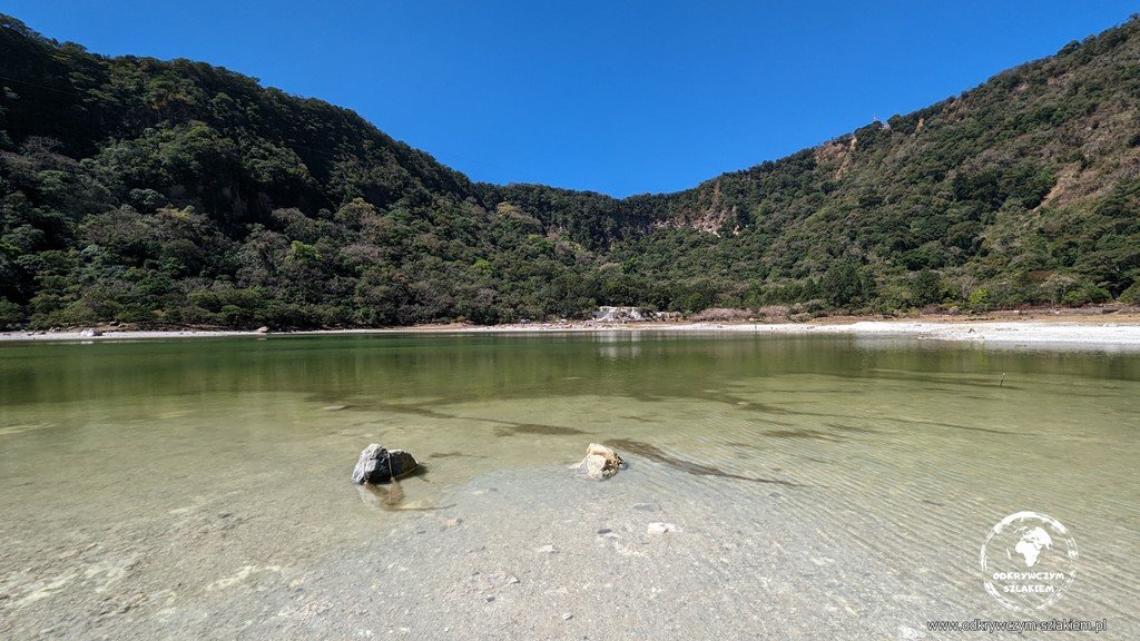 Laguna de Alegría w kraterze wulkanu Tecapa, Salwador