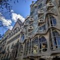 Kamienice Casa Batlló Gaudiego i Casa Amatller przy Passeig de Gràcia