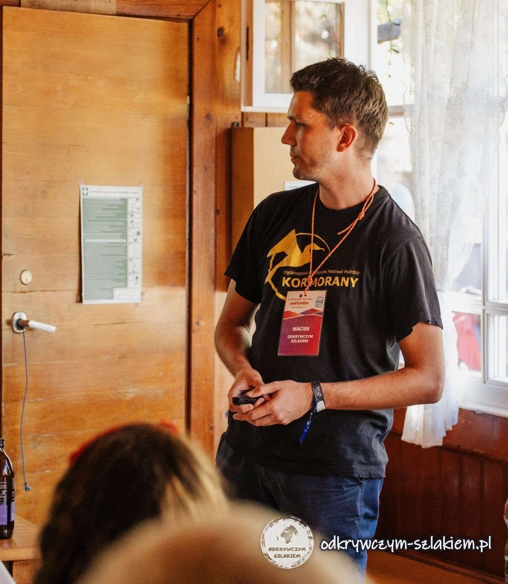 Maciek habla de Centroamérica en el 6.º Festival de Viajeros de los Beskides
