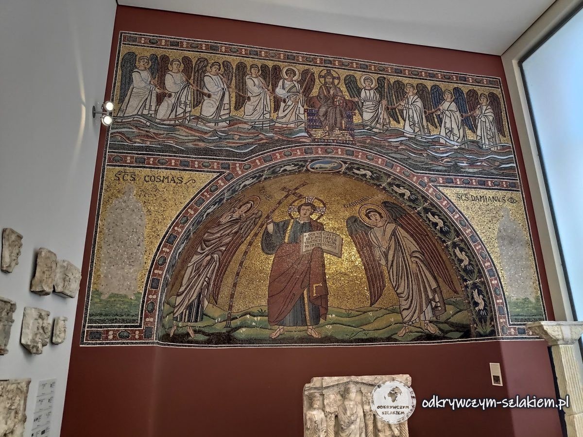 Bizantyjska mozaika z kościoła San Michele w Rawennie w Bode-Museum