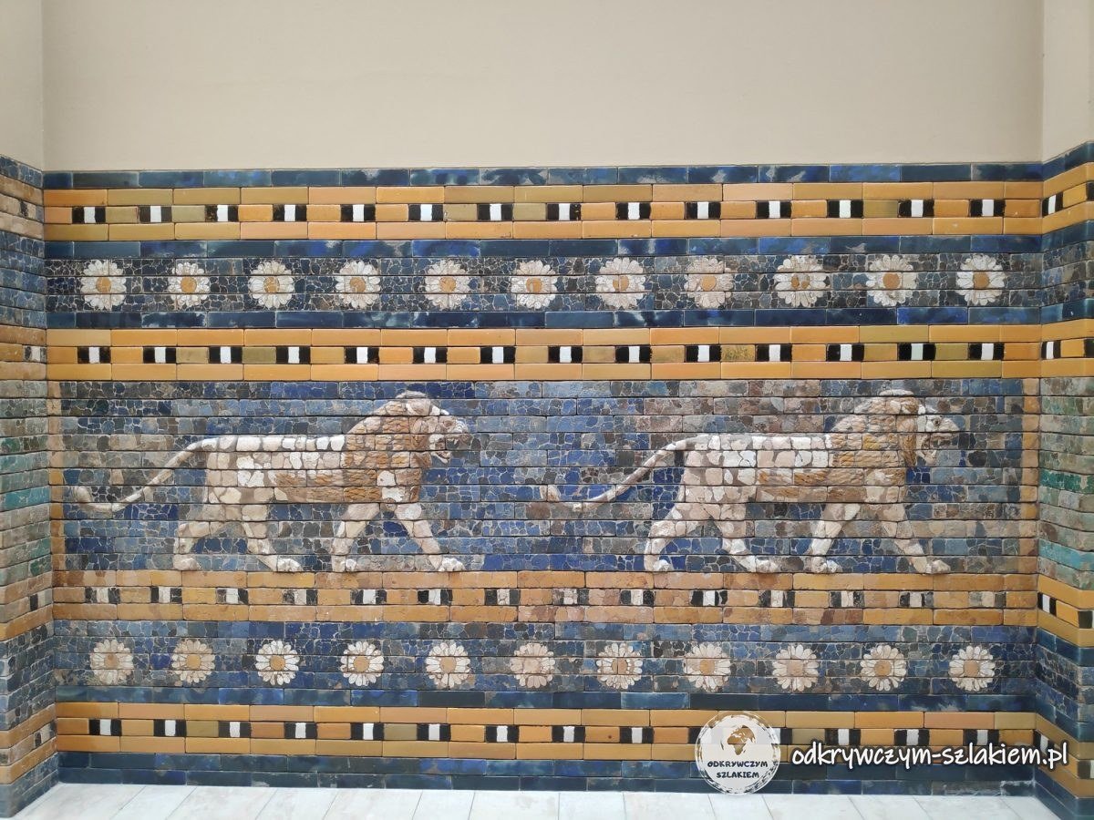 Lwy z Drogi Procesyjnej w Babilonie w Pergamonmuseum