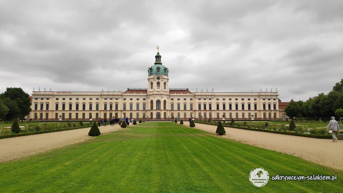 Pałac Charlottenburg z parteru ogrodowego