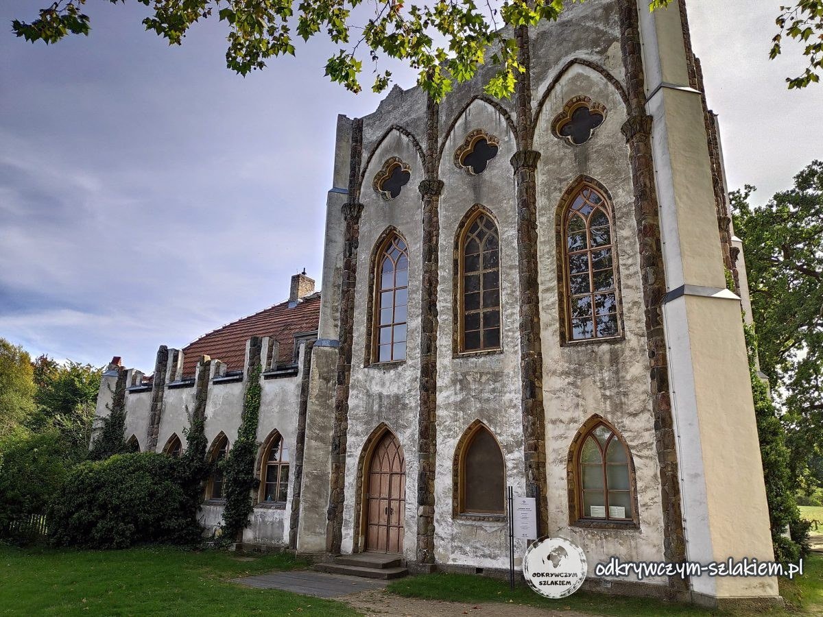 Neogotycka fasada Meierei na Wyspie Pawiej