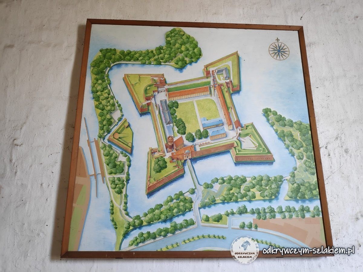 Plan Cytadeli Spandau w kształcie gwiazdy