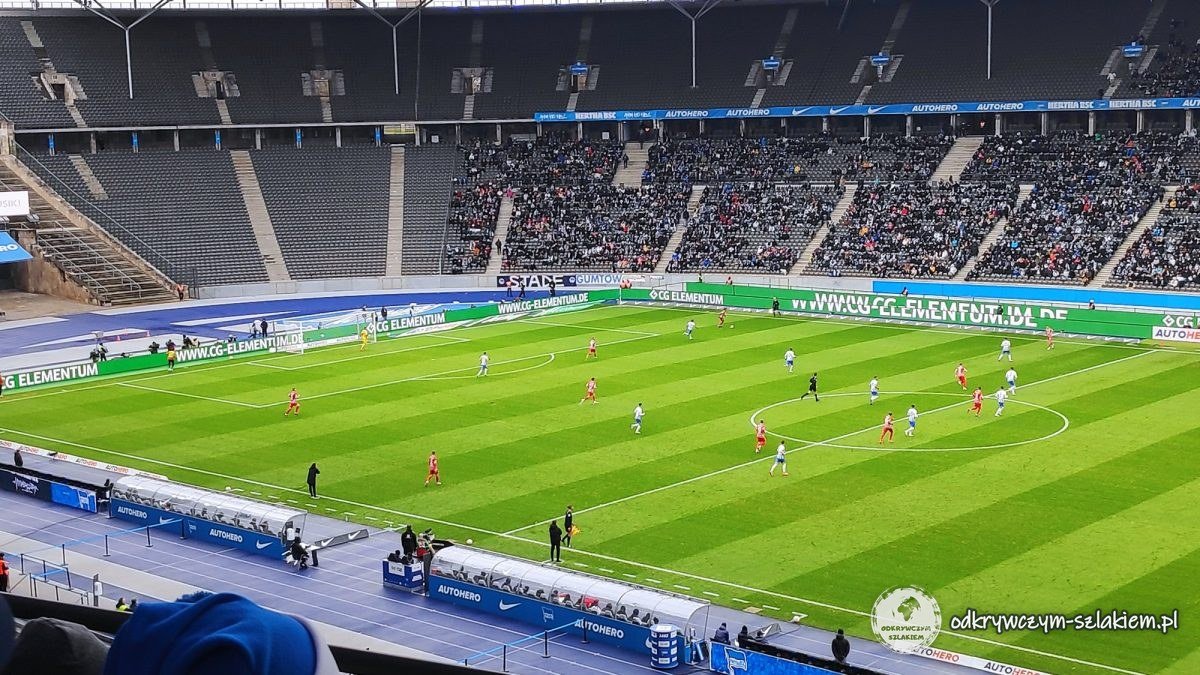Mecz Herthy BSC na Stadionie Olimpijskim