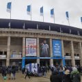 Stadion Olimpijski (Olympiastadion) w Berlinie przed meczem Herthy