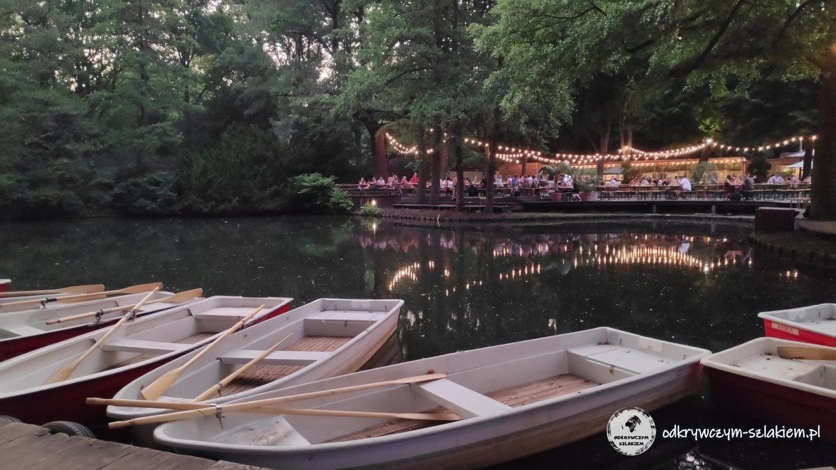 Łódki do wynajęcia nad Neuer See w Tiergarten