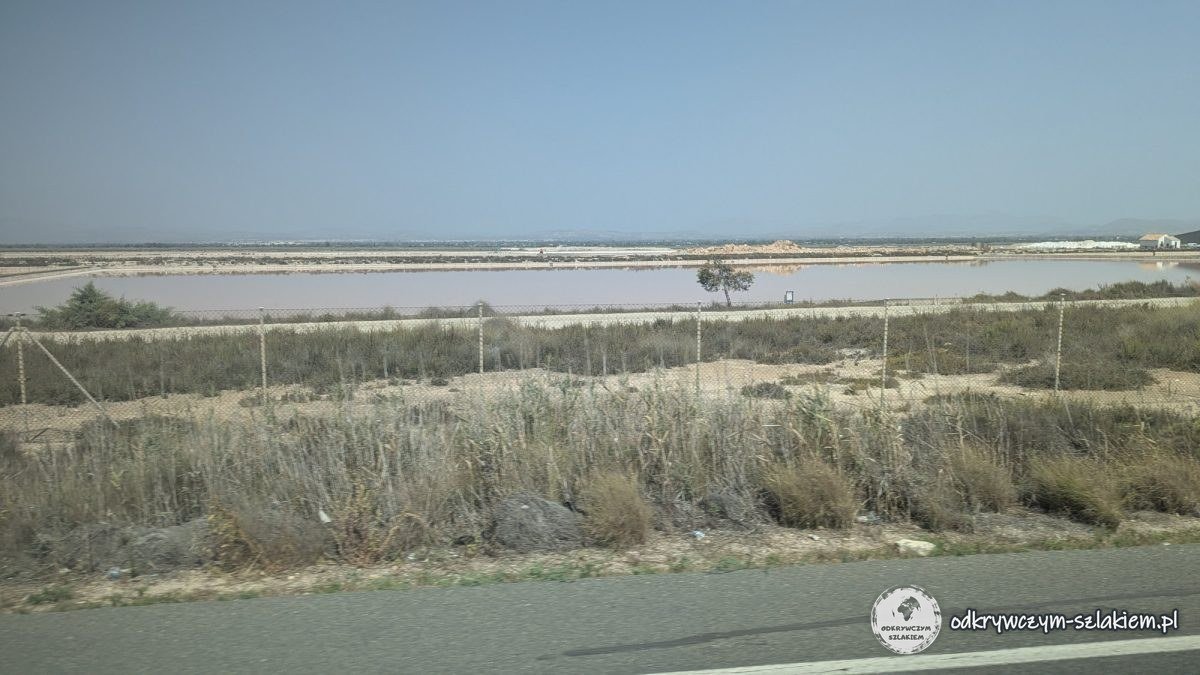 Różowe salinas de Santa Pola