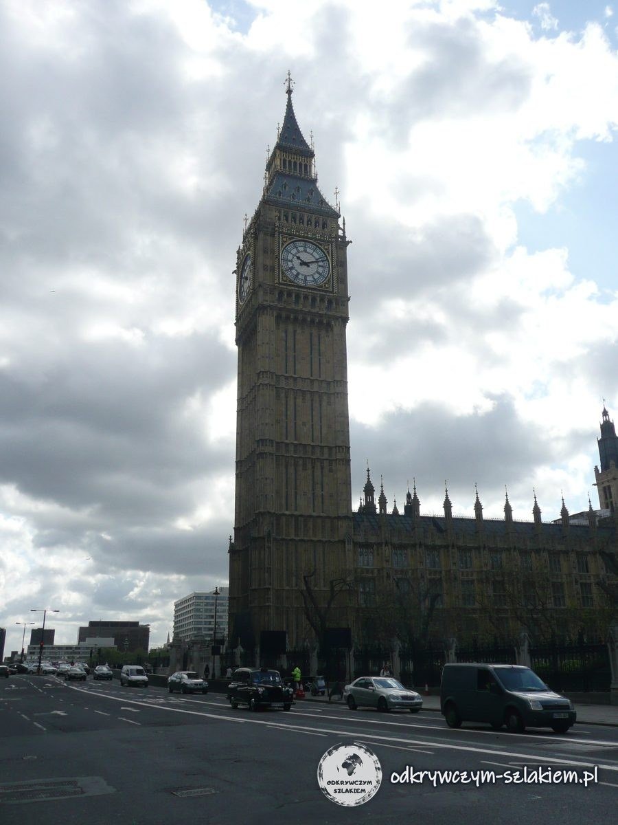 Wieża zegarowa Big Ben przy Pałacu Westminsterskim