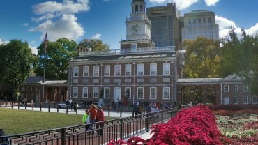 Independence Hall w Filadelfii – tu podpisano Deklarację Niepodległości i Konstytucję Stanów Zjednoczonych