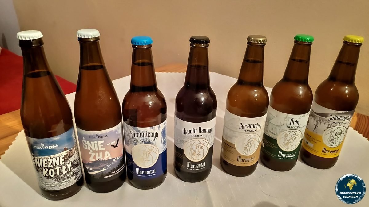 Piwa z regionalnych browarów w schronisku na Szrenicy