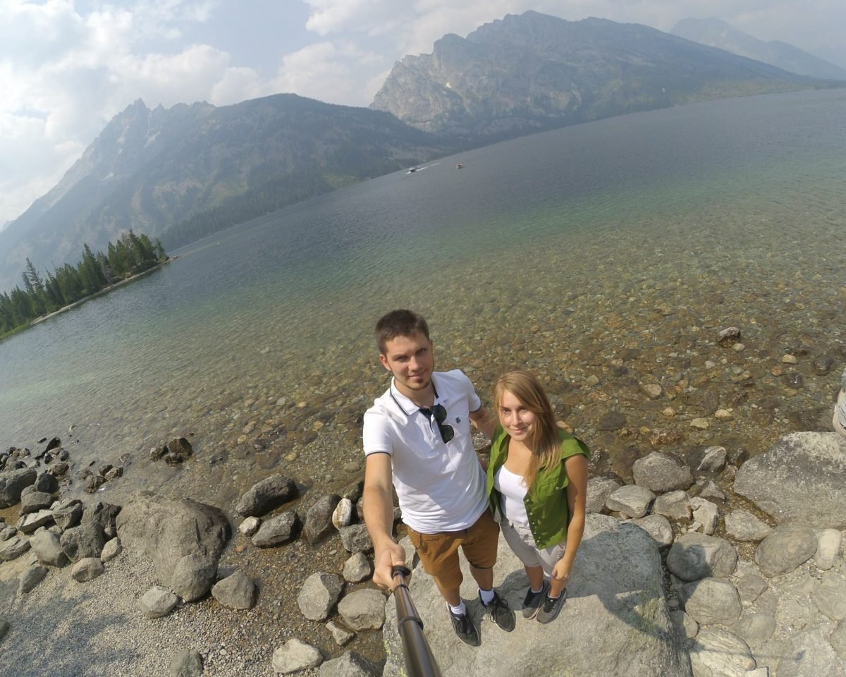 Nad brzegiem Jenny Lake