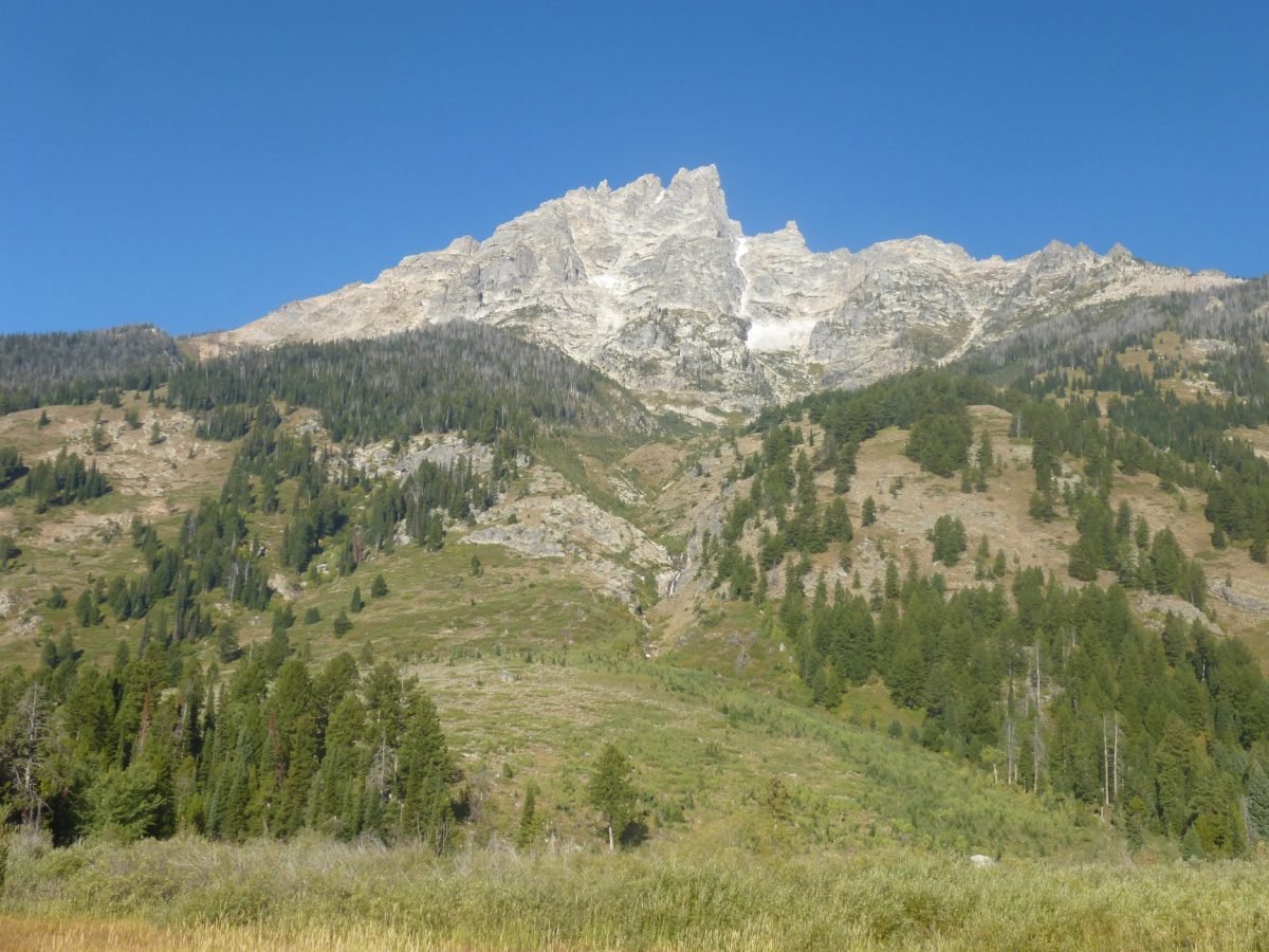 Pasmo Teton w drodze na Delta Lake