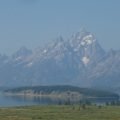 Pasmo Teton nad jeziorem Jackson – widok z Jackson Lake Lodge