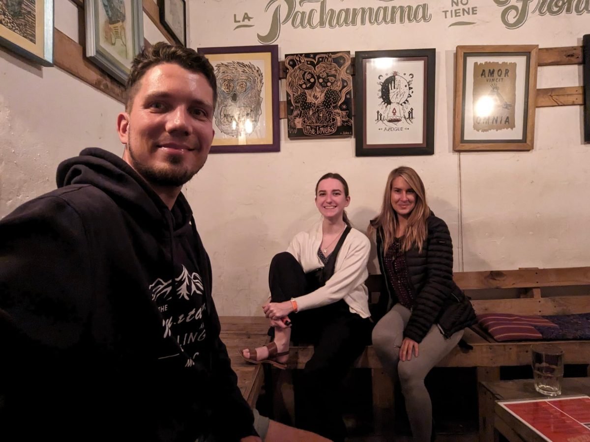 Z Kingą w barze w Antigua Guatemala