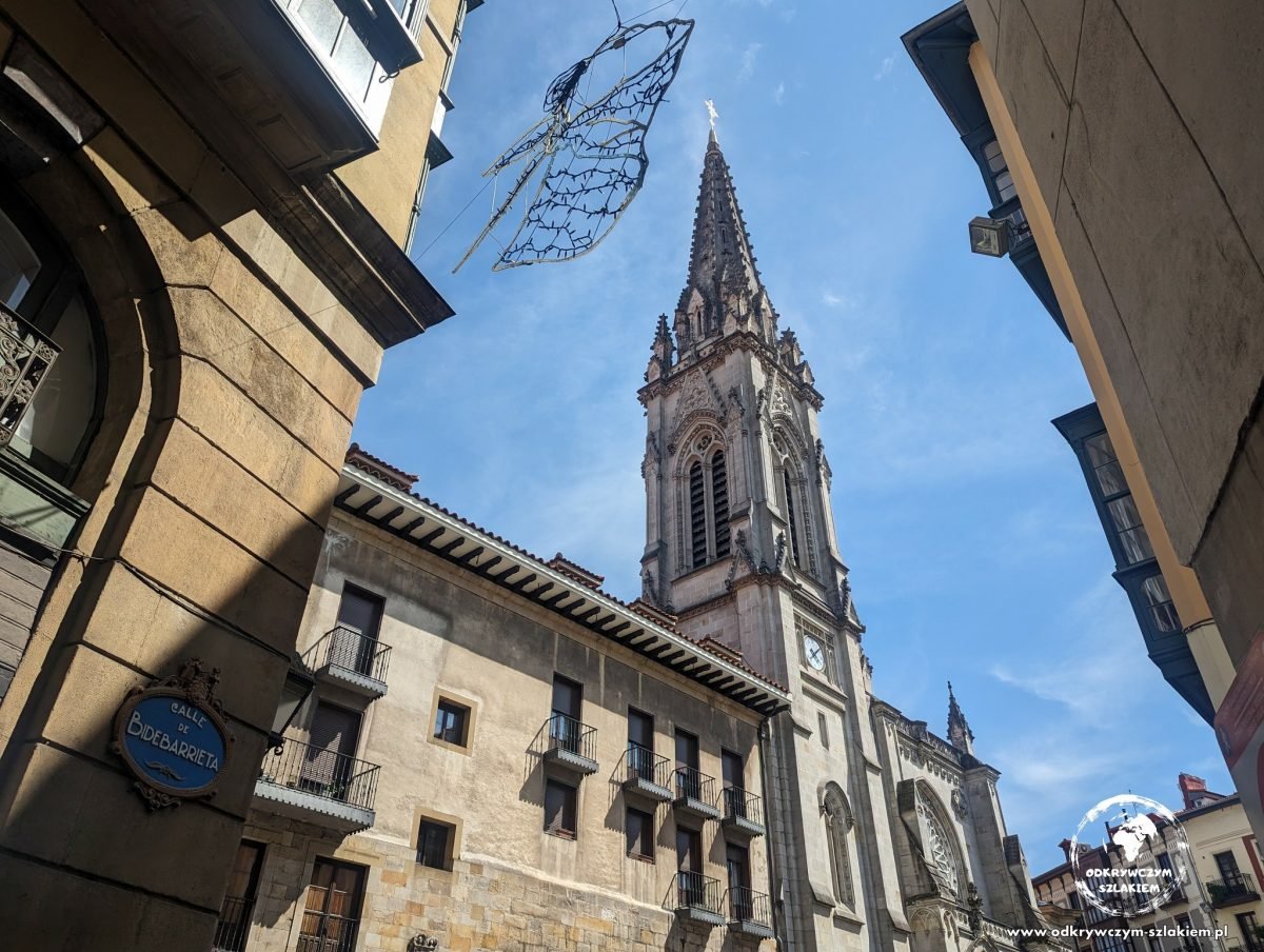 Gotycka katedra św. Jakuba na starym mieście w Bilbao