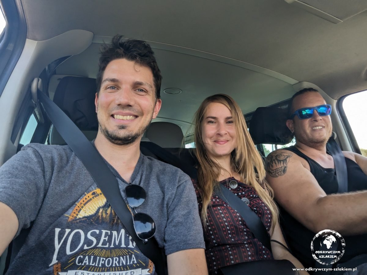 W samochodzie w drodze pod Lyon