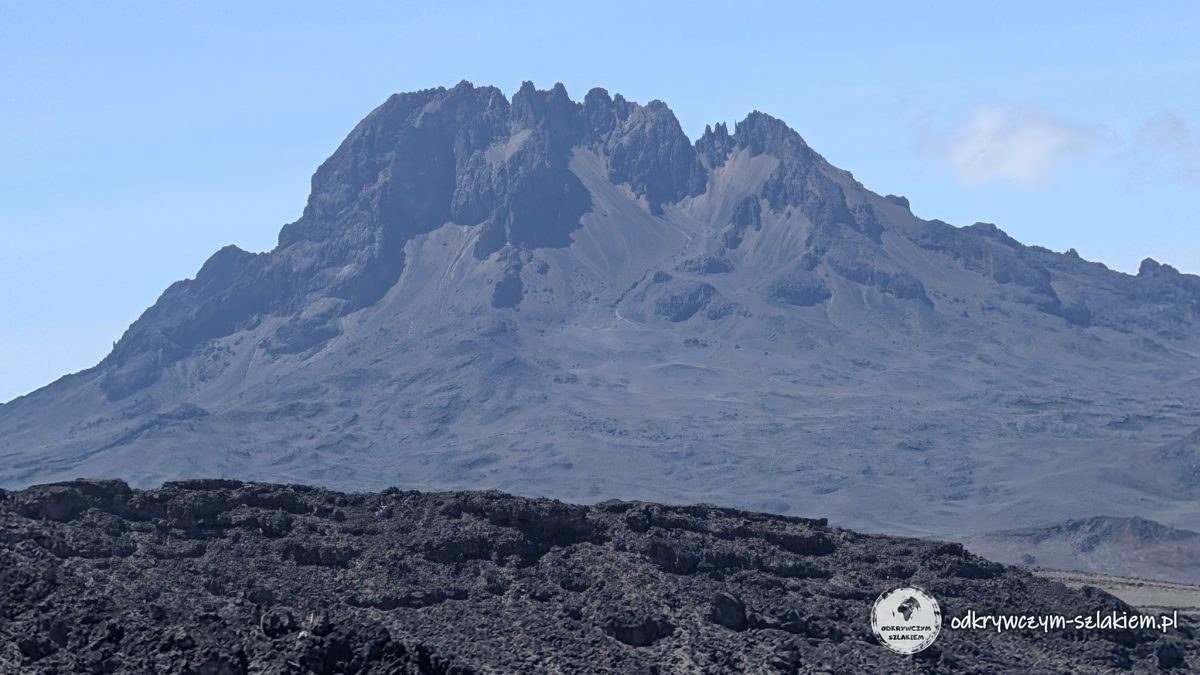 Mawenzi (5149 m n.p.m.) widziany z okolic Barafu Camp