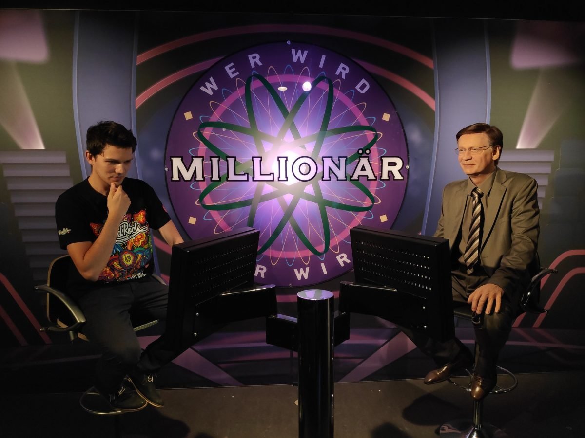 Studio teleturnieju „Wer wird Millionär?” z figurą prowadzącego Günthera Jaucha – Madame Tussauds Berlin