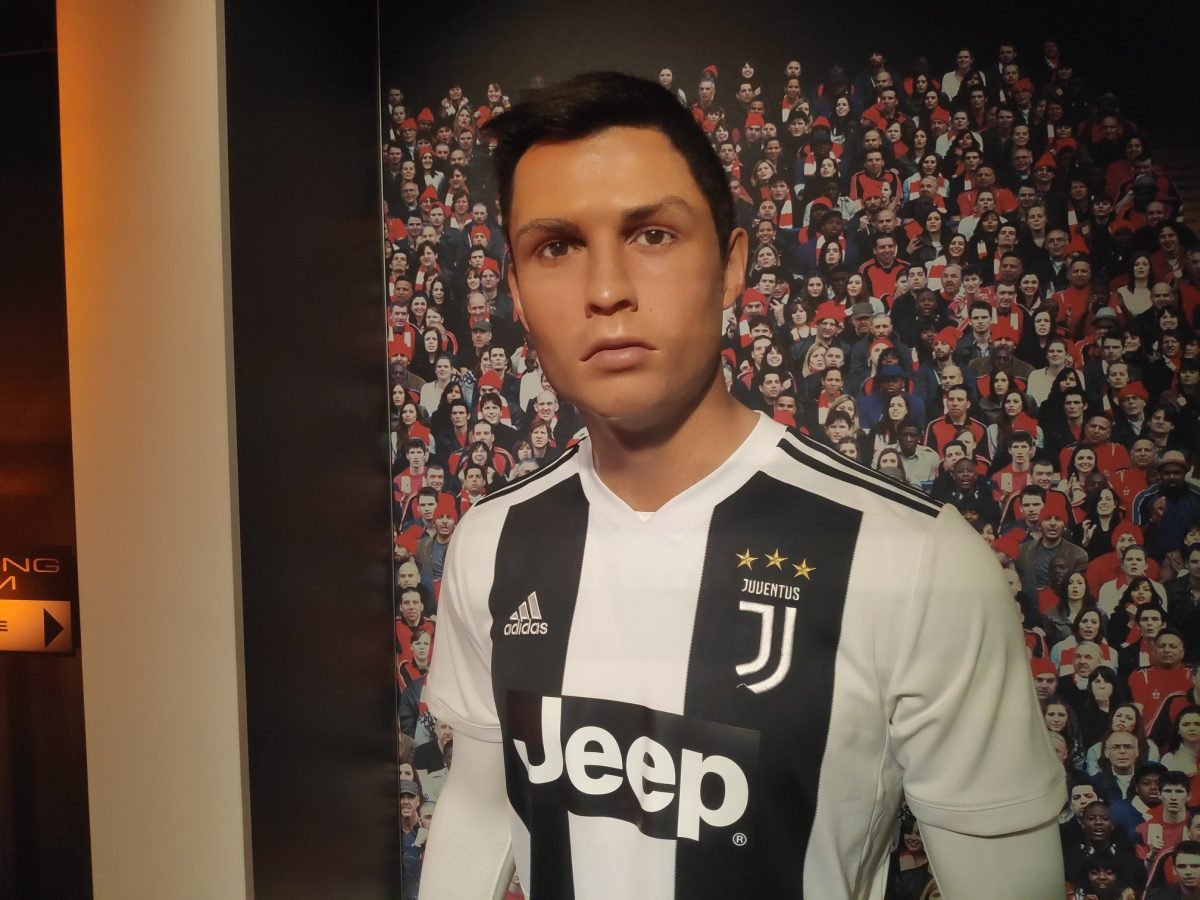 Figura woskowa Cristiano Ronaldo w koszulce Juventusu – Madame Tussauds Berlin