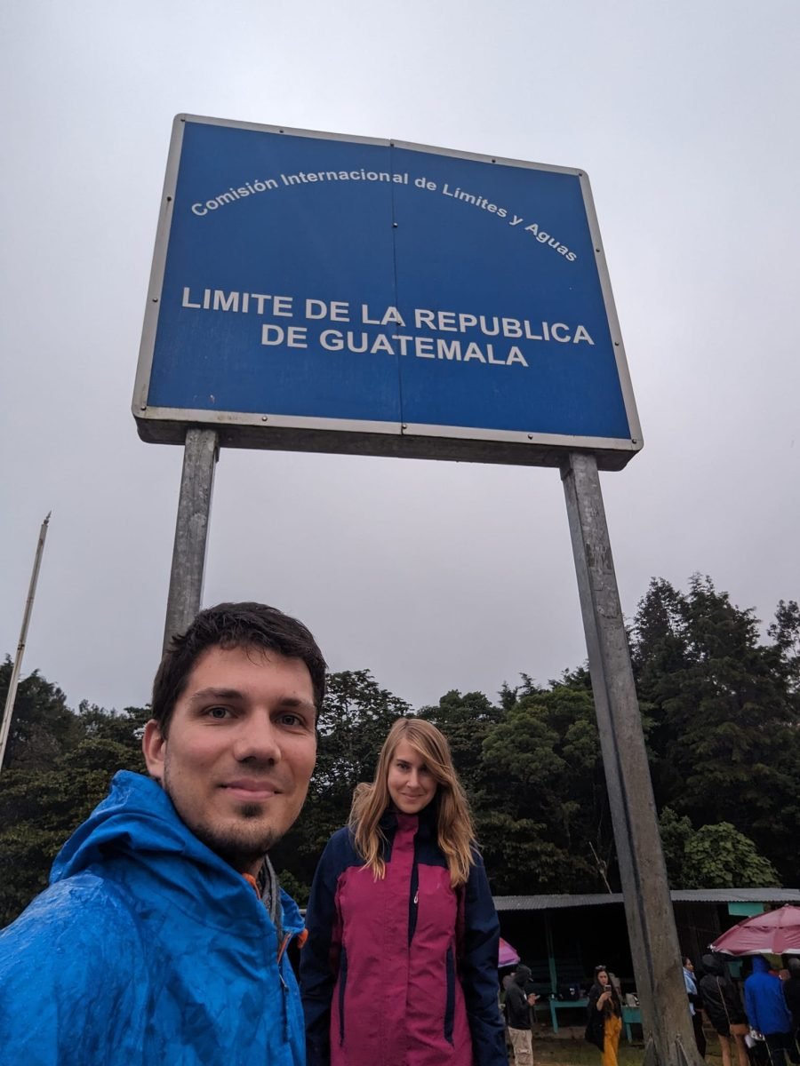 Tablica Límite de la República de Guatemala po stronie gwatemalskiej