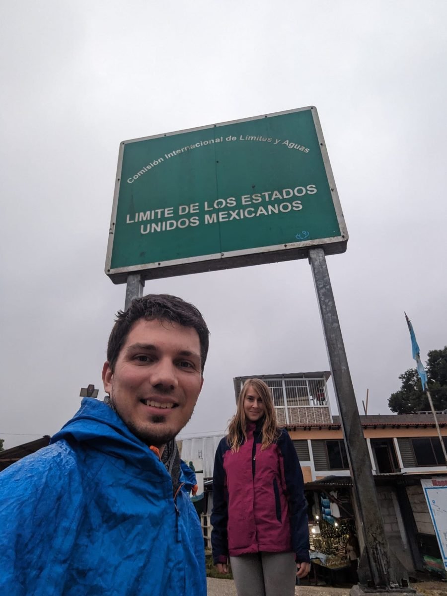 Tablica graniczna Límite de los Estados Unidos Mexicanos po stronie meksykańskiej
