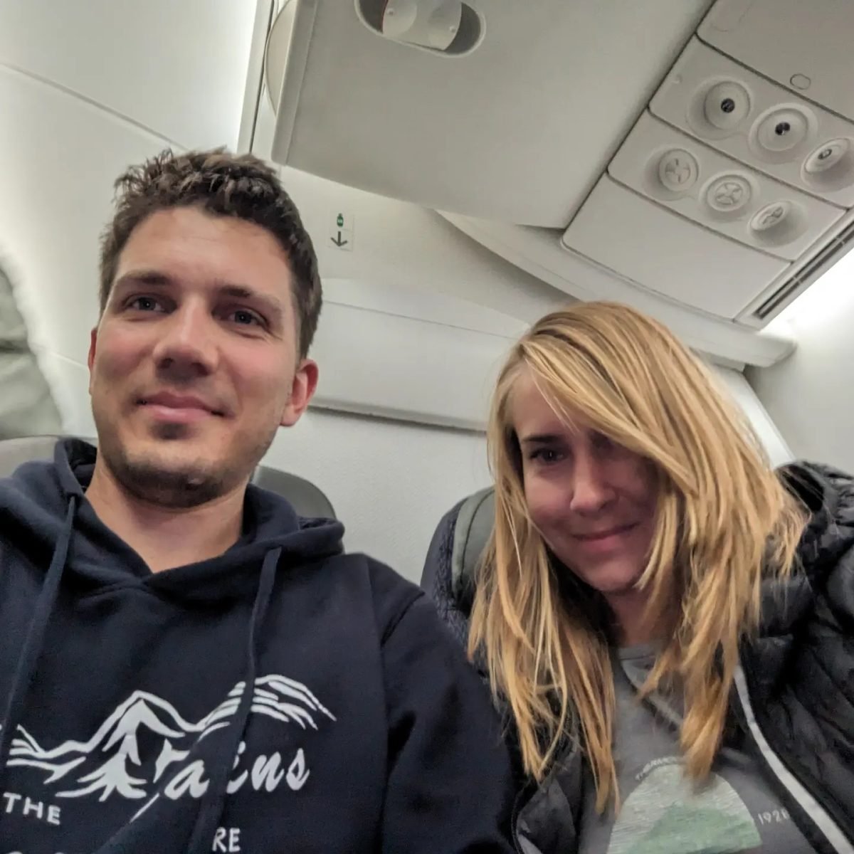 Z Patrycją w samolocie z Amsterdamu do Mexico City – początek wyprawy po Ameryce Łacińskiej