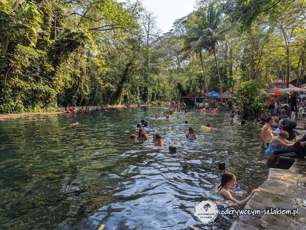 Naturalny basen Ojo de Agua wśród tropikalnego lasu na wyspie Ometepe