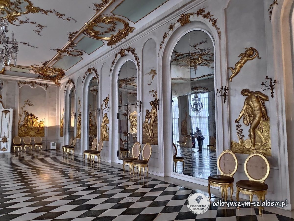 Wnętrze Nowych Komnat (Neue Kammern) w Sanssouci