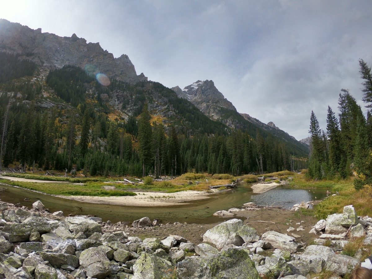 Cascade Canyon w drodze powrotnej do Jenny Lake