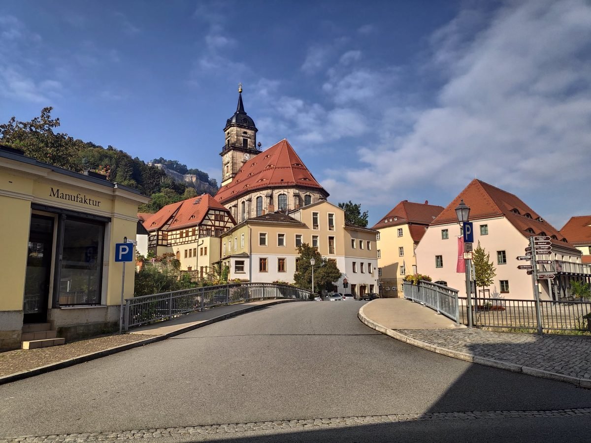 Miasteczko Königstein nad Łabą