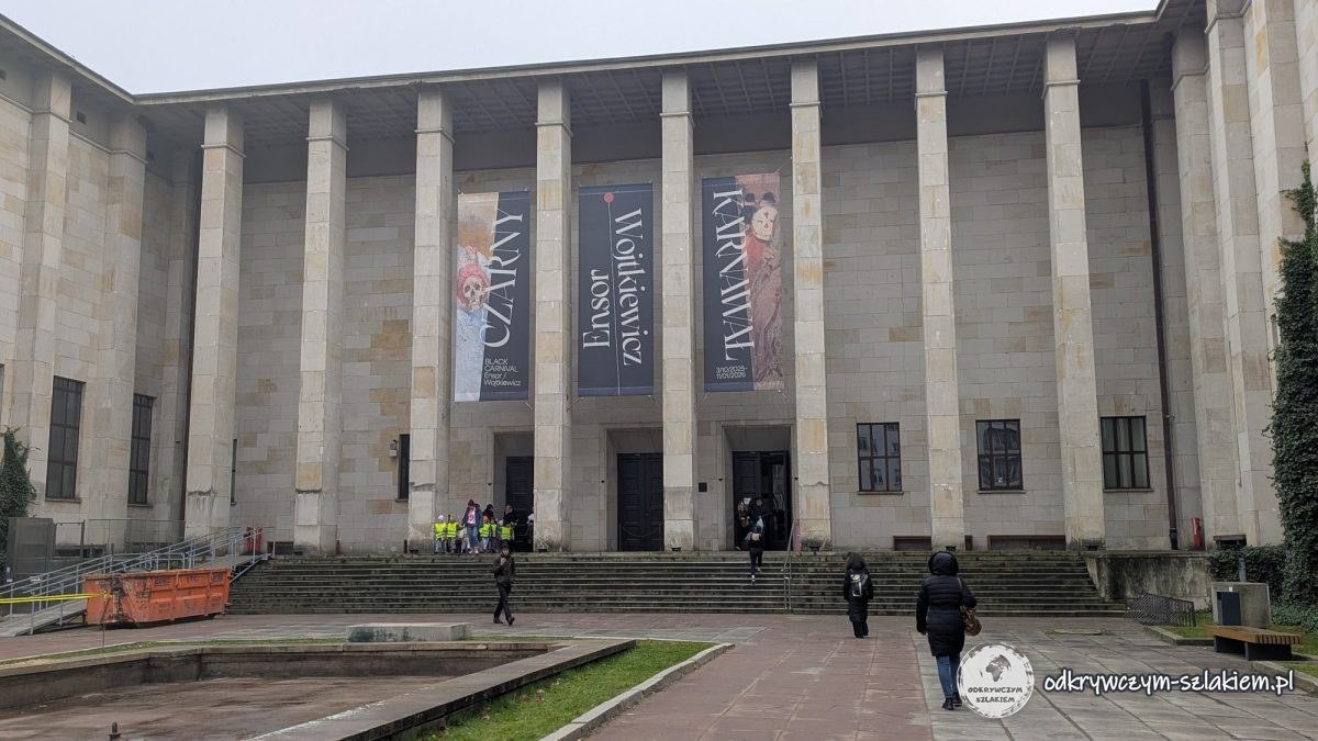 El edificio del Museo Nacional de Varsovia en la avenida Jerozolimskie