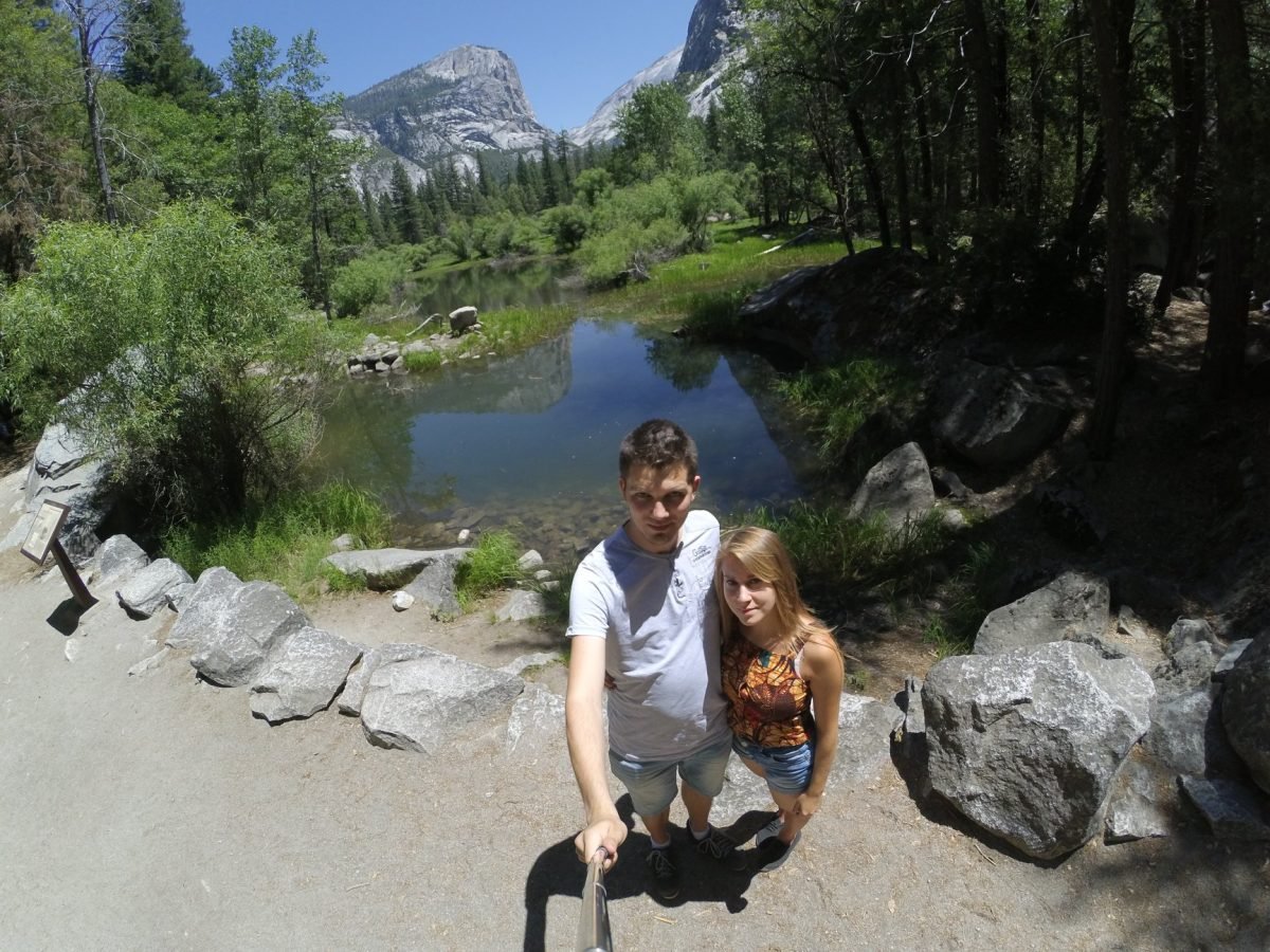 Mirror Lake w Yosemite