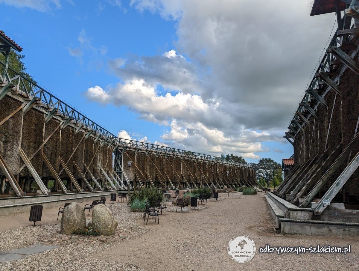 Die hölzernen Gradierwerke des Kurorts Gołdap (Goldap)
